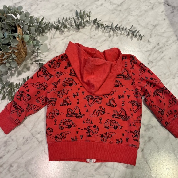 5 for $25 Jumping Beans Red Kids Hoodie with Playful Print - Picture 5 of 5